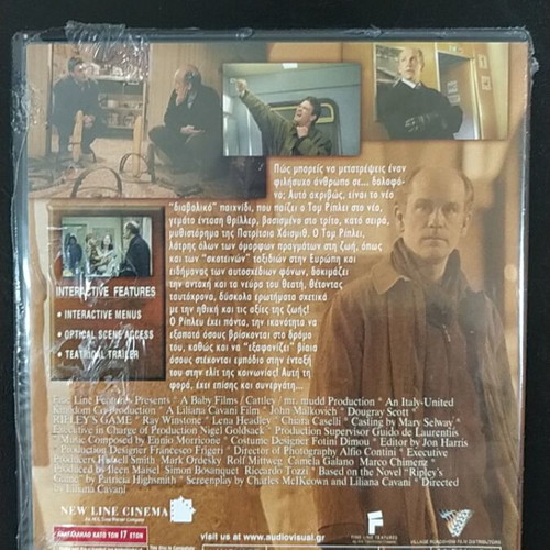 Ripley's Game DVD new, with subtitles
