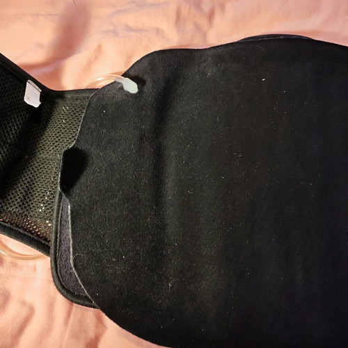 Lumbar brace like new with adjustable compression mechanism