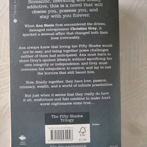 Fifty Shades Freed like new, English book
