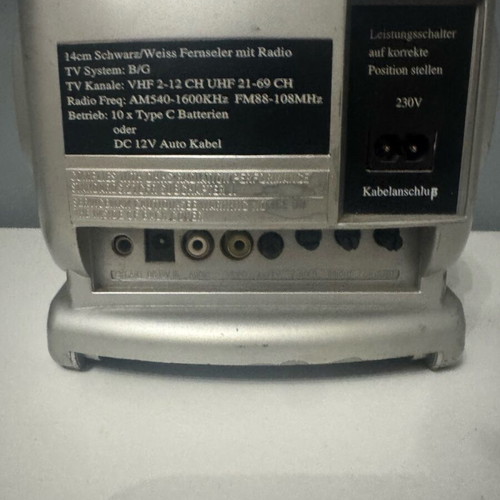 Retro TV used with built-in radio