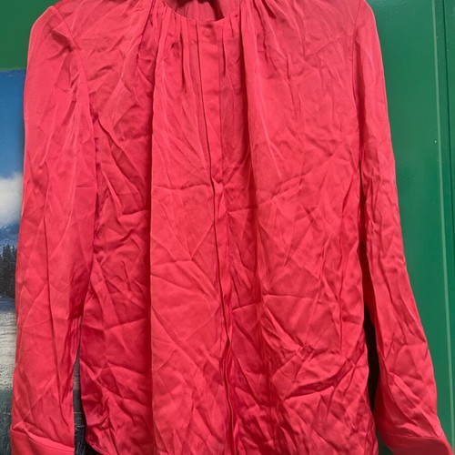 Boss coral shirt 93% silk new, size L