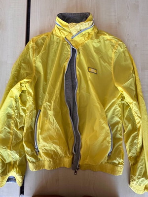 Reversible jacket for boys like new, size L, yellow waterproof