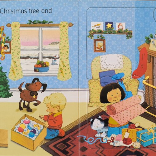 Poppy and Sam's Christmas book with puzzles