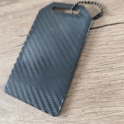 QR “Scan If Lost” luggage tag new, 3D printed
