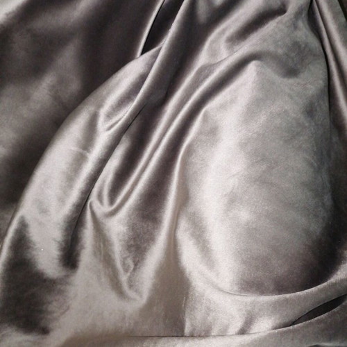 Velvet fabric light brown new, sold by the meter