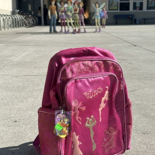 WITCH Paxos 00's vintage school backpack, new