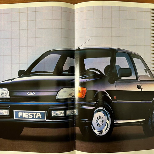 Ford Fiesta Mk3 promotional brochure like new