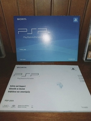 PSP 2004 instruction manuals, 2 books together, like new