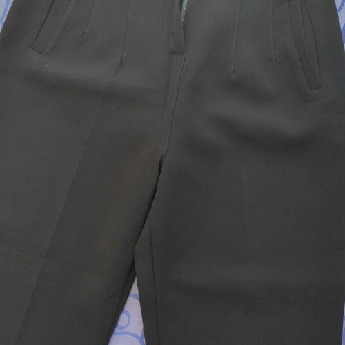 Kelly's olive high-waisted suit pants new, size M
