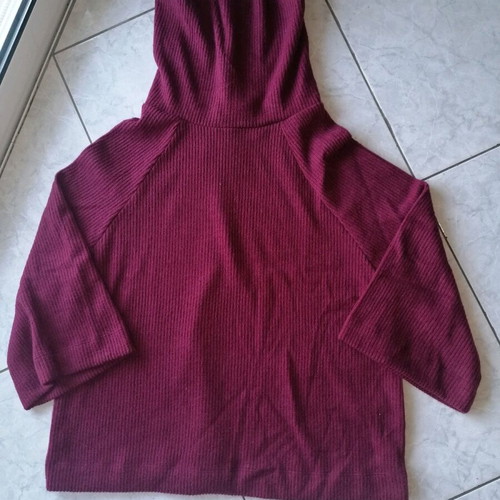 Pink Woman women's 3/4 sleeve pullover sweater new, red size M