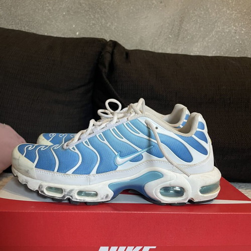 Nike Air Max Plus TN sneakers blue and white, size 43