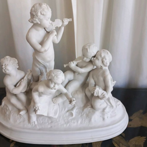 Large bisque signed Badessi used
