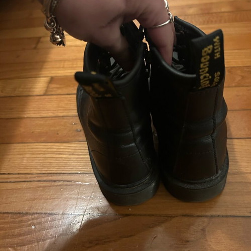 Dr. Martens black ankle boots used, leather, authentic