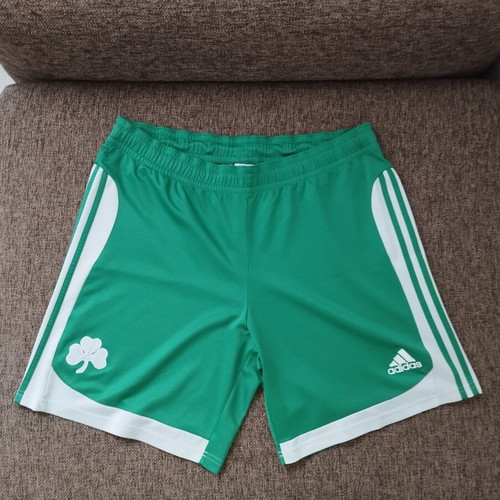 Panathinaikos Adidas shorts used, green, size large