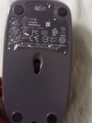 Logitech Wired Mouse used with 180cm Cable