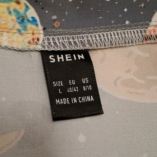 SHEIN Space & Planets short-sleeve shirt like new, size L
