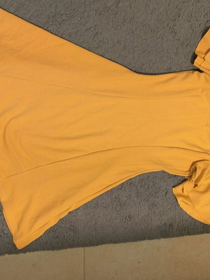Bershka women's dress S like new, yellow orange