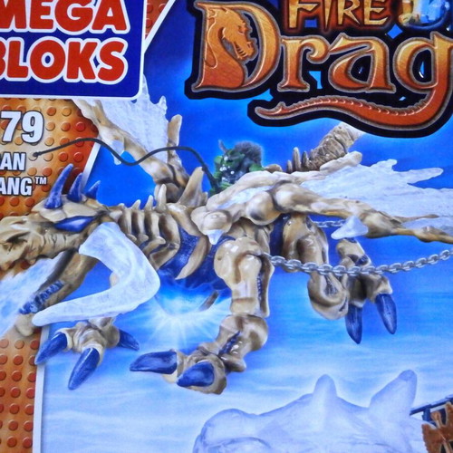 Mega Bloks Fire & Ice Dragons Vorgan Ice Fang 9879 building set