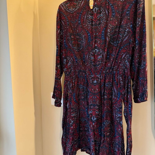 Compania Fantastica dress with paislay design like new size M 38 10