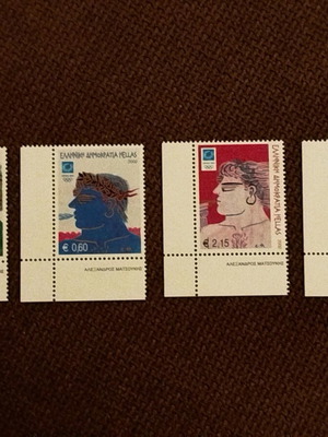 Commemorative stamp series Olympic Games Athens 2004 The Winners new