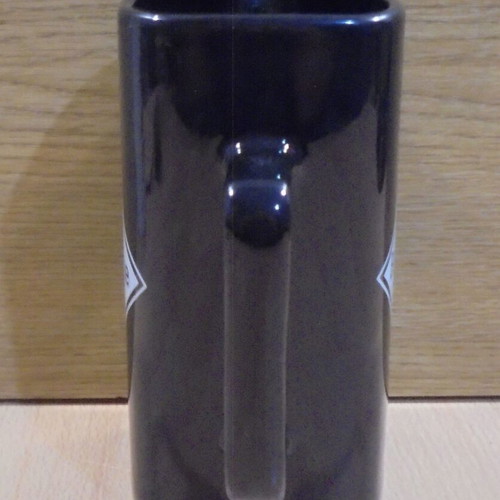 Black & White Scotch Whisky old promotional ceramic jug used