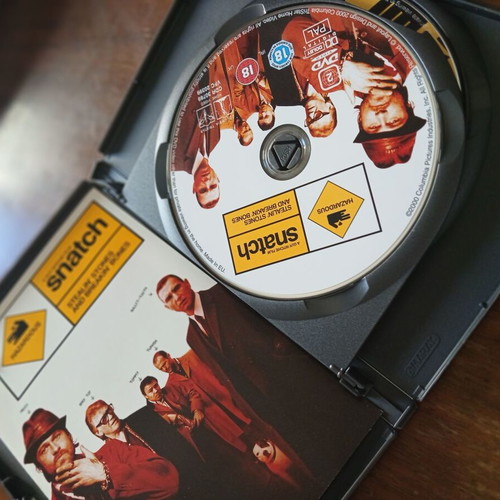 Snatch DVD used, comedy action crime without Greek subtitles