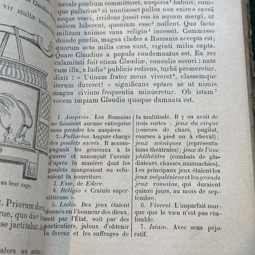 Viris illustribus γαλλικό βιβλίο μεταχειρισμένο, αρχές 20ου αιώνα