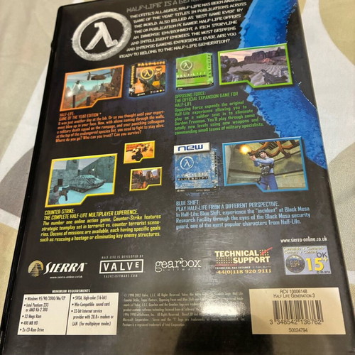 Half-Life Generation PC used without Counter Strike