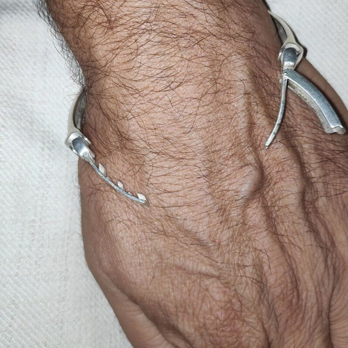 Silver vintage 1997 men's bracelet like new, handmade 925