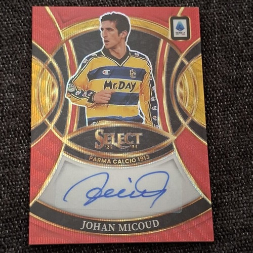 Johan Micoud Panini Select Serie A Autograph Card new