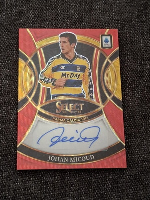 Johan Micoud Panini Select Serie A Autograph Card new