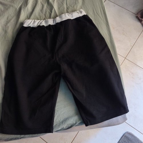 Champions bermuda shorts, black and grey, sizes L XL