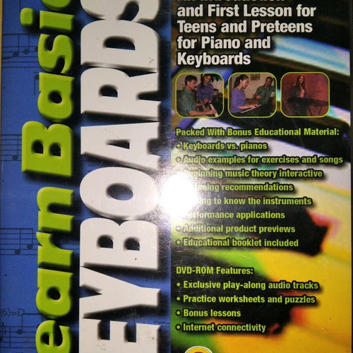 Learn Basic Keyboards DVD like new, instructional DVD