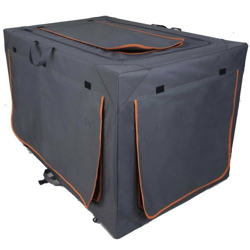 Foldable dog crate XL like new, nylon
