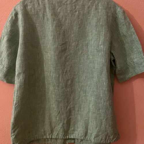 Gerry Weber women's blouse like new, green, 100% linen, size M