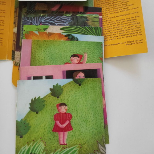 Red Riding Hood fairy tales in box used, 20 cards