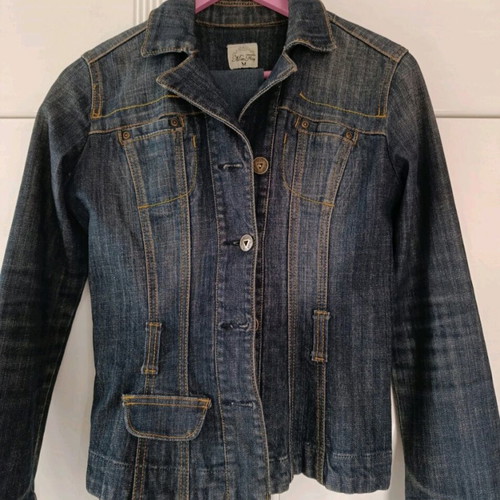 Denim jacket blue like new, size S/M