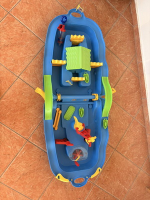 Starplast Water Fun Trolley σαν καινούργιο, μπλε παιδική πίστα νερού για 24+ μηνών