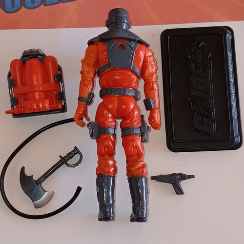GI Joe Barbecue Firefighter 2008 figure like new