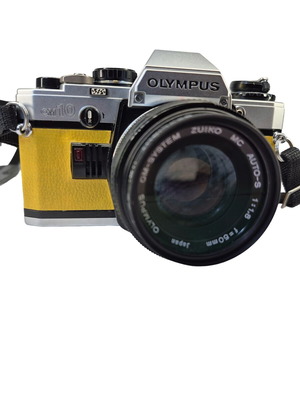 Olympus OM-10 SLR 35mm camera with Zuiko 50mm f/1.8 lens used
