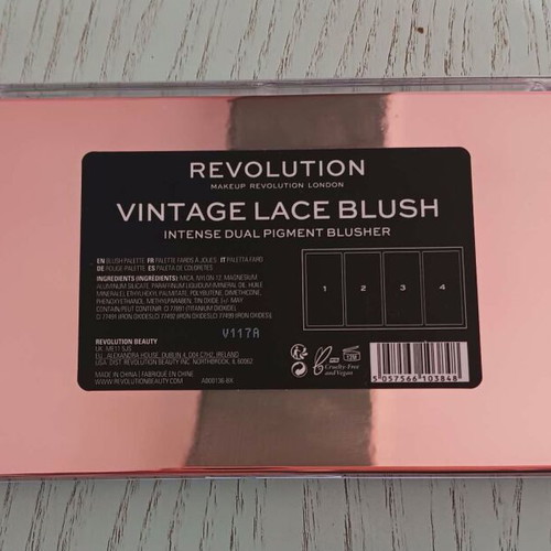 Makeup Revolution Vintage Lace Blush Palette new, 4x5gr