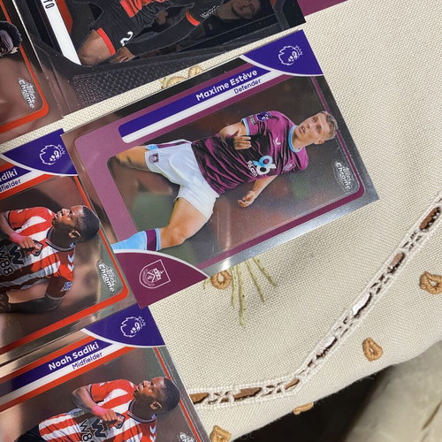 Panini Prizm and Chrome Topps Premier League Collection new