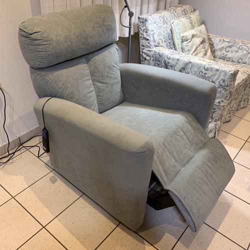 Πολυθρόνα Medilax Recliner μεταχειρισμένη, ανατομική ηλεκτρική, olive grey