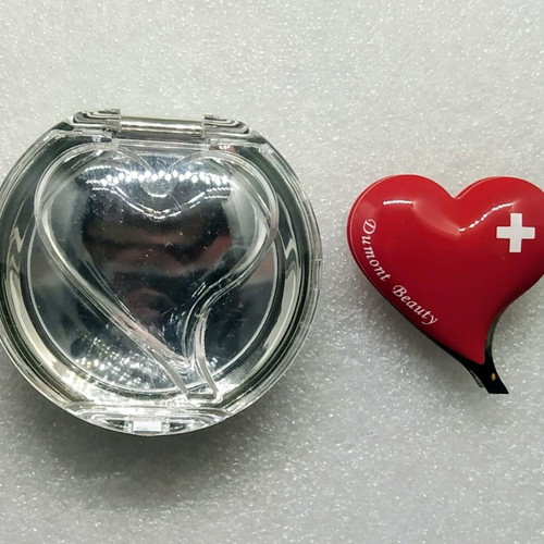 Dumont Swiss eyebrow tweezers heart-shaped new