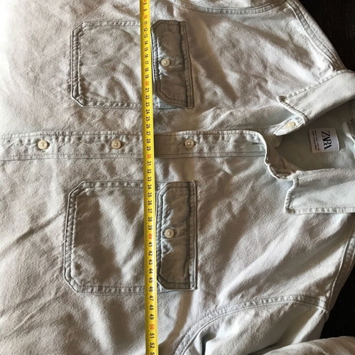 Zara men's denim shirt new, size M-L