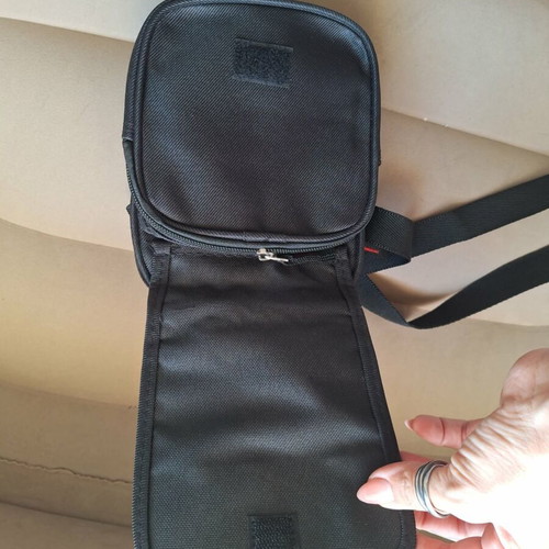 Unisex crossbody bag, black