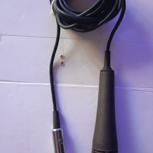 Microphone with long cable used