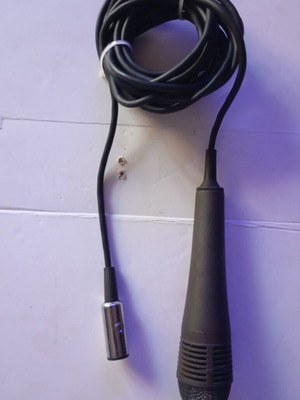 Microphone with long cable used