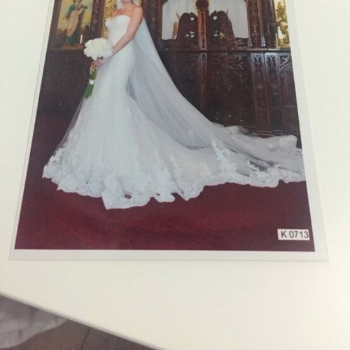Wedding dress like new, white, sizes M and L