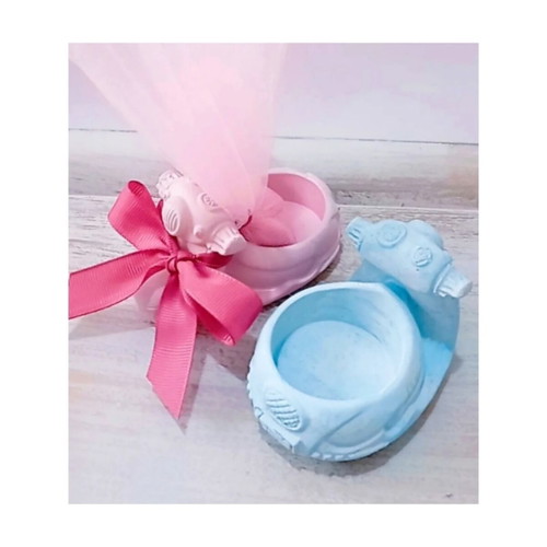 Handmade ceramic Vespa wedding favors made to order
